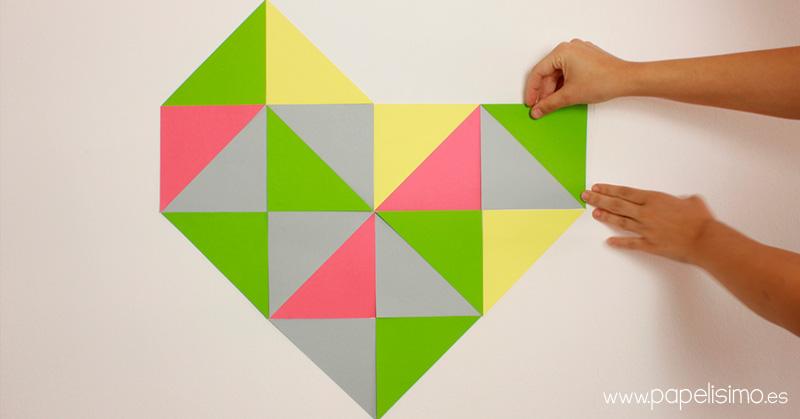 Corazon-de-triangulos-geometrico-geometric-heart-triangles-2