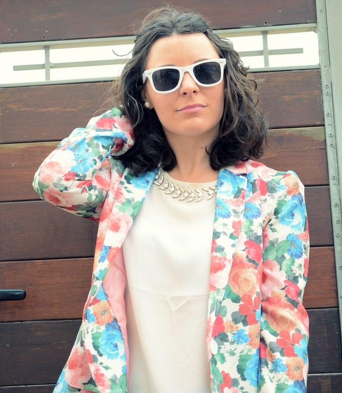 Mi Vestido Azul - Flowers Blazer II (9)