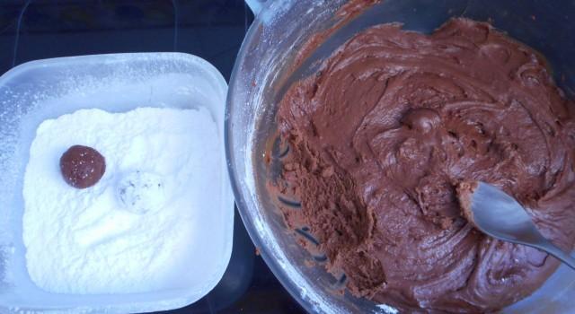 Galletas chocolate craqueladas