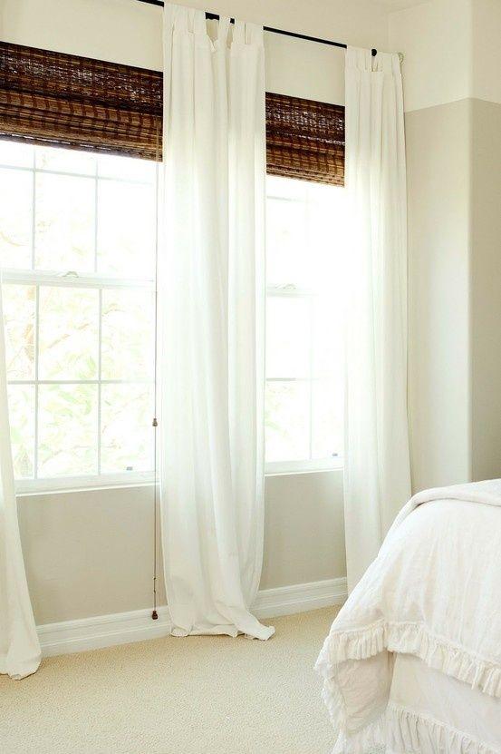 Combinar cortinas y estores; Decoideas para vestir vuestras ventanas.
