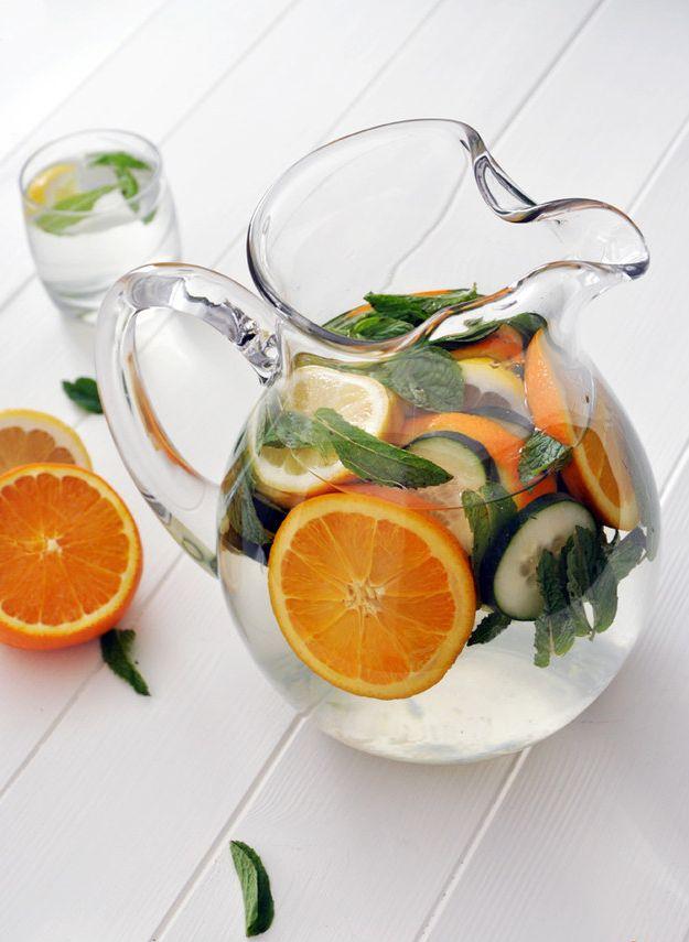 Refresco de cítricos y pepino