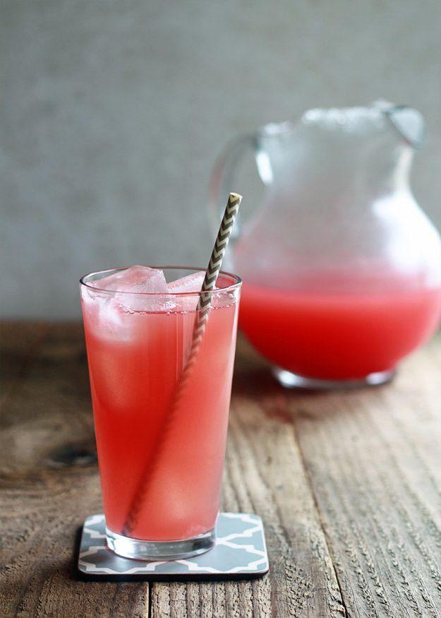 Agua fresca de sandía y coco