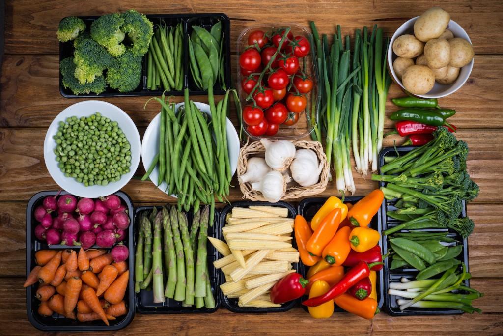Vegetales frescos de granja