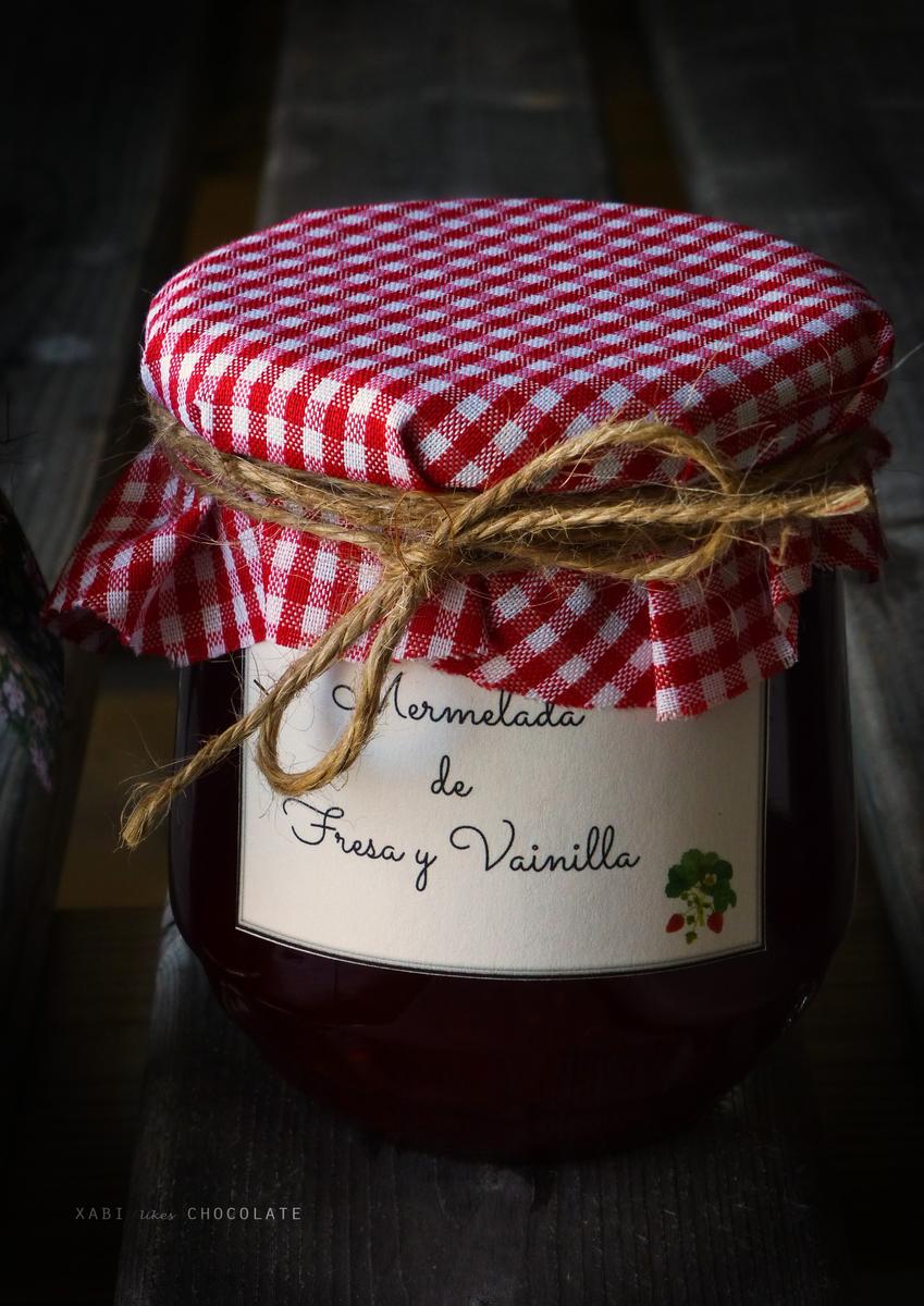 Strawberry and vanilla jam, mermelada de fresa y vainilla, mermelada, fresa, vainilla, fotografía culinaria, cocina, receta, blog