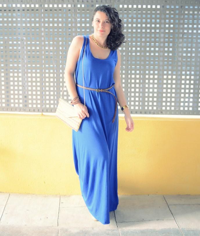 Mi Vestido Azul - Maxi blue dress (2)