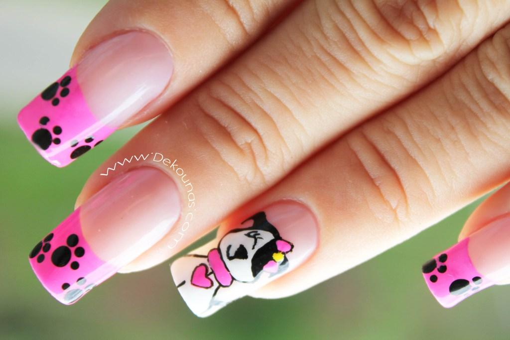 Decoración de uñas perrita2-2