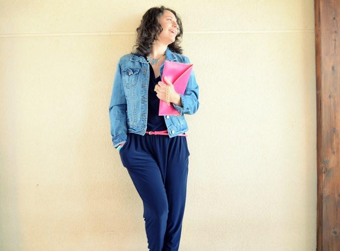 Mi vestido azul - Touch of pink (10)