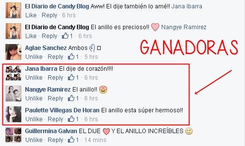 ganadoras sorteo joyerias bizzarro