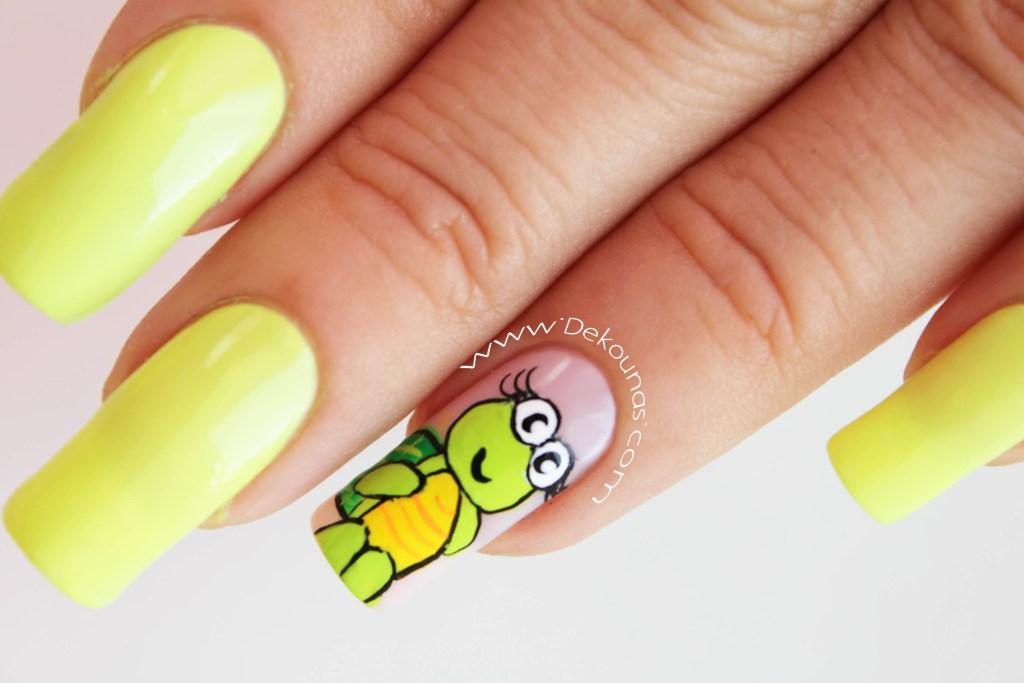 Decoracion de uñas tortuga2-2