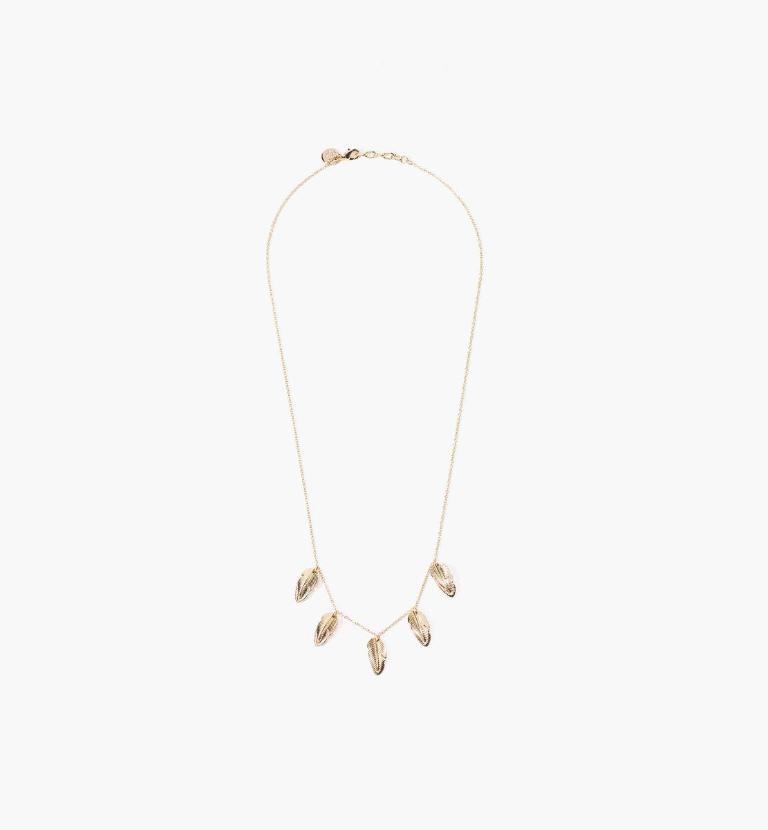 collar plumas metal