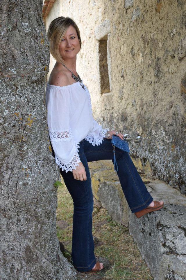 Flared pants back in style