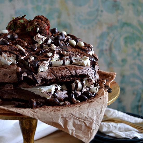 pavlova de chocolate 7