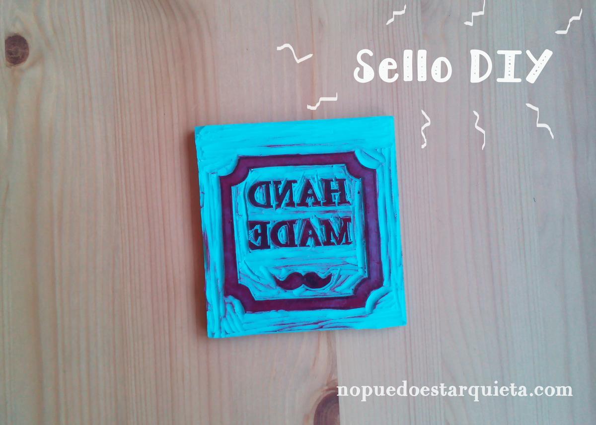 Carvado de sellos. Sello handmade