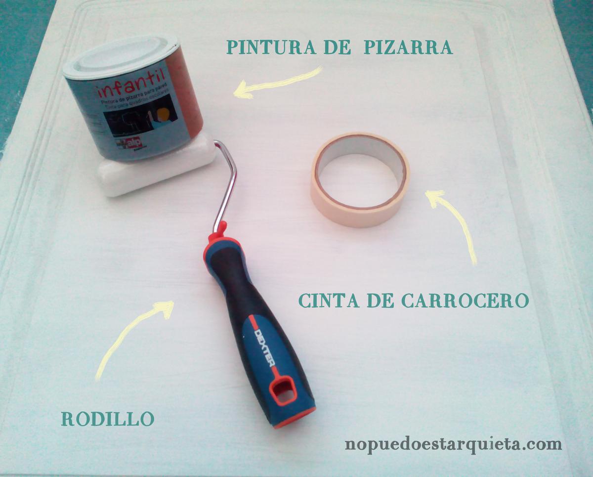 Blackboard party. Pintura pizarra diy.