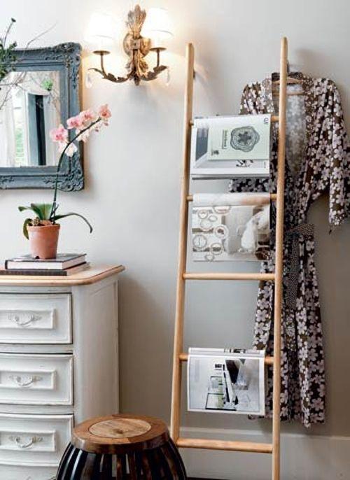 Decorar con escaleras: Otro "must" nórdico en decoración que no te puedes perder.