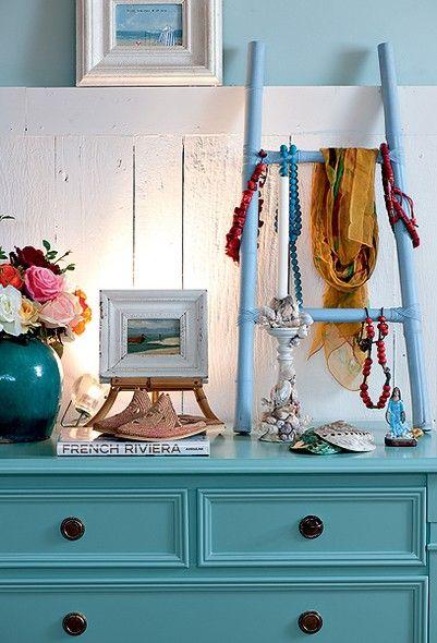 Decorar con escaleras: Otro "must" nórdico en decoración que no te puedes perder.