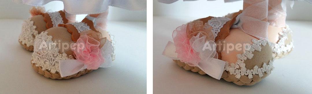 fofucha de comunión alpargatas