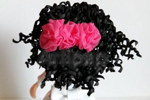 fofucha pelo rizado comunión