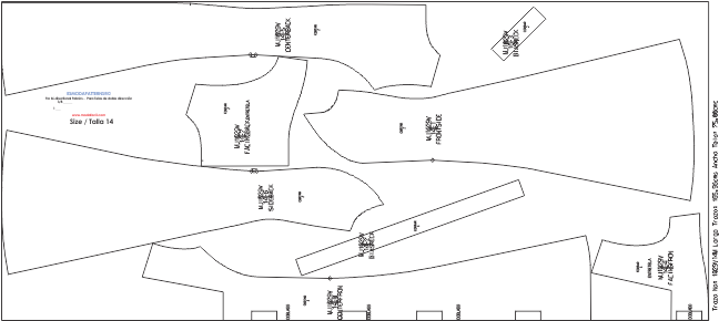 Descarga los patrones del Vestido