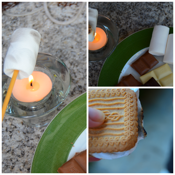Dulce con nube tostada