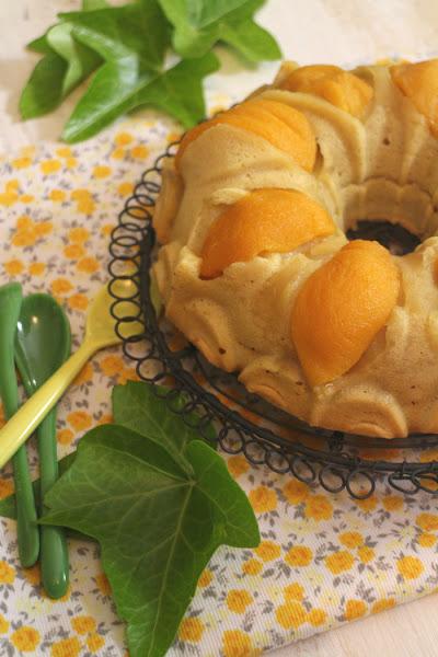 bundt-melocoton, bundt-cake, bizcocho-melocoton, melocoton