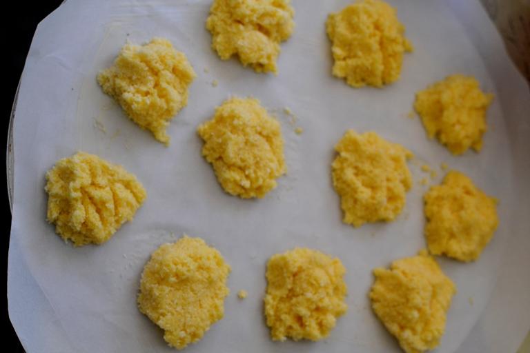 cocadas antes del horno