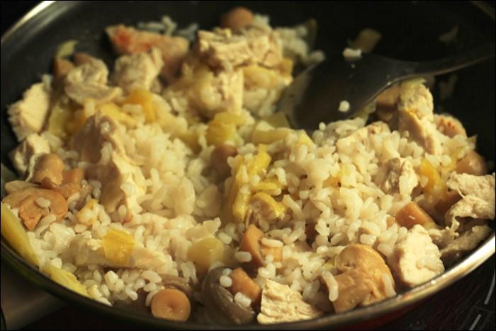 preparacon risotto