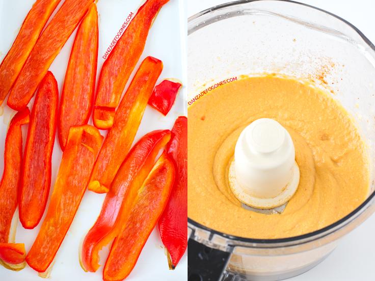 Hummus de Pimiento Rojo Asado