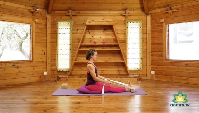 Yoga para dejar de fumar: Dandasana