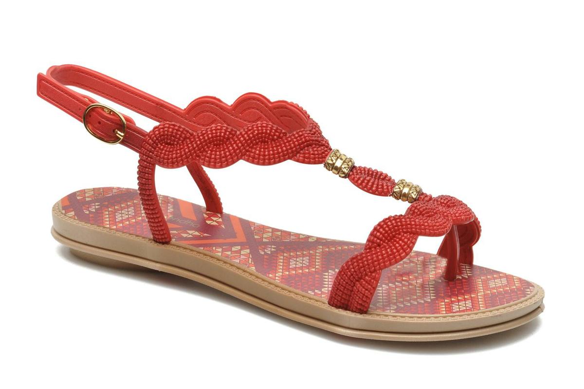 grendha beige y coral sandalias www.decharcoencharco.com