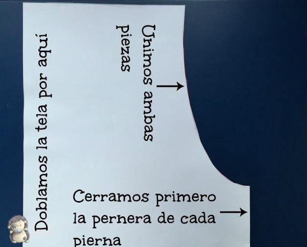 Pijama corto de verano, patrón gratis