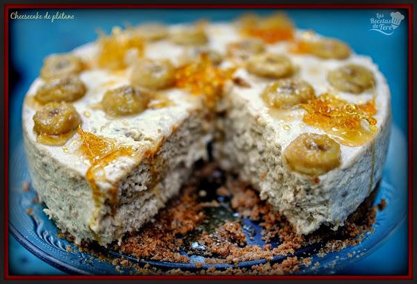 cheesecake de plátano tererecetas 05