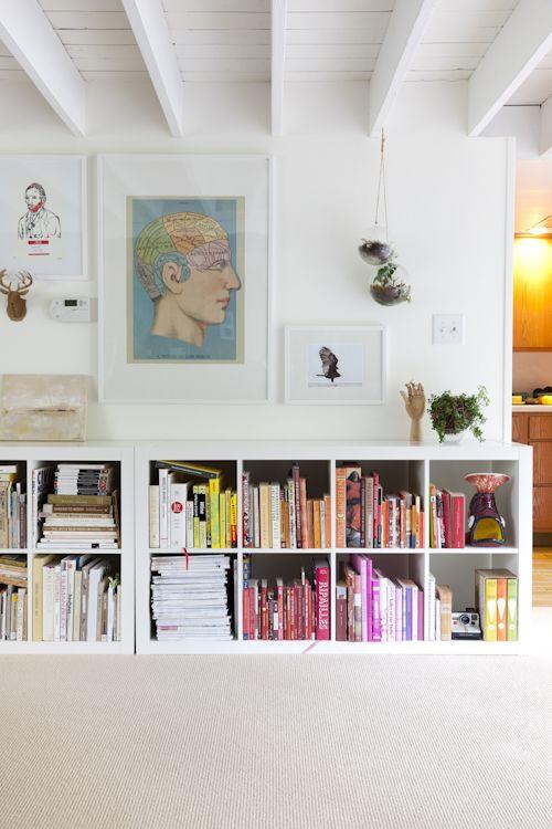 Estantería Kallax; Decoideas para utilizar la estantería kallax de Ikea en tu casa.