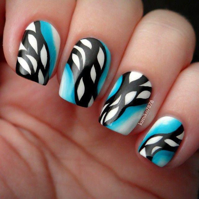 uñas cortas decoradas