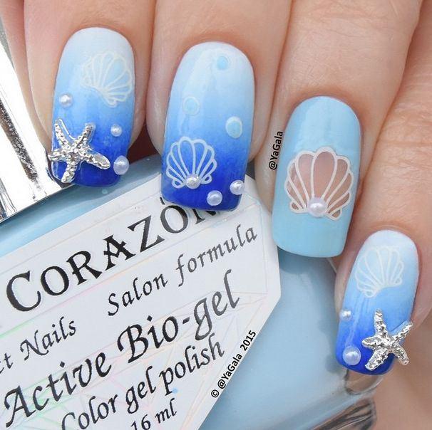 uñas con accesorios