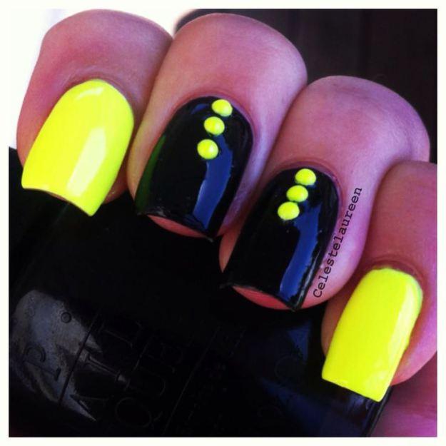 imagenes de uñas decoradas neon