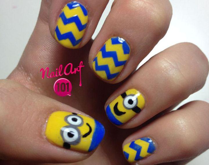 uñas de minions
