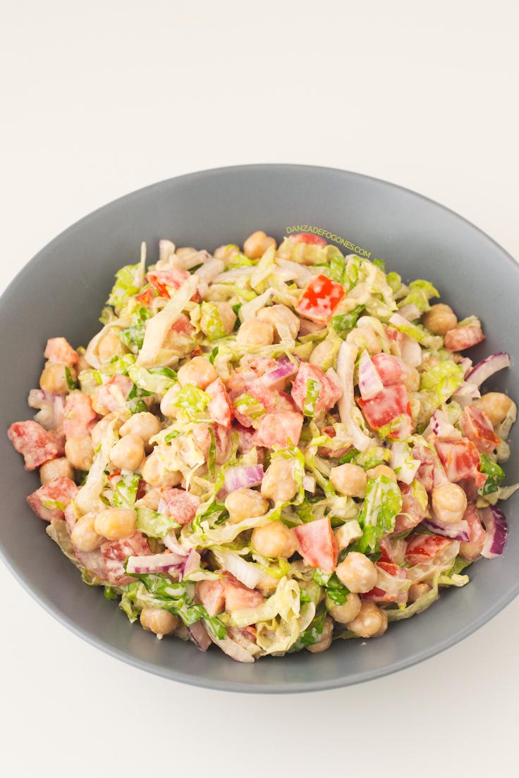 Ensalada con Aliño de Tahini
