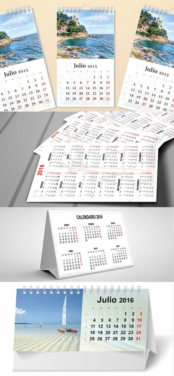 calendario 2016 editable