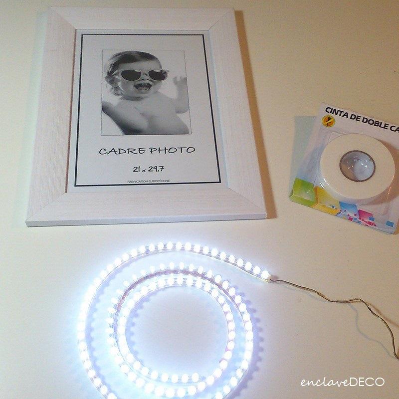 diy marco con luz 2