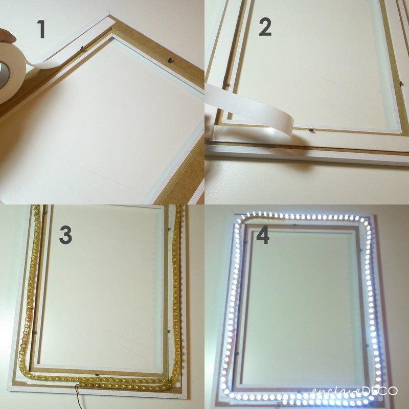 diy marco con luz 4