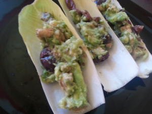 Barquitos de endivias para adelgazar disfrutando