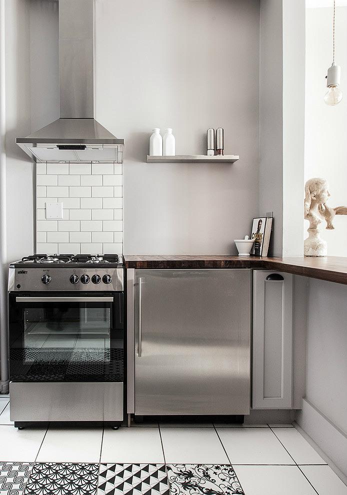 Estilo industrial en un pequeño estudio con detalles que os enamorarán.