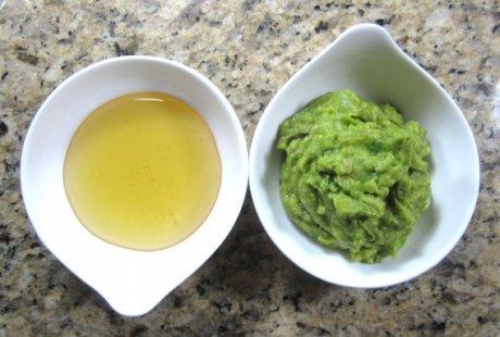 aguacate y aceite