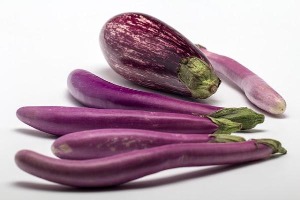 berenjenas violetas asiaticas
