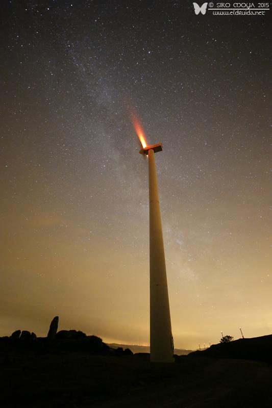La Vía Láctea y el molino de viento/The Milky Way and the windmill