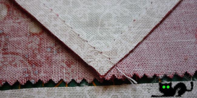 Ese es el punto por el que tendrás que pasar la costura