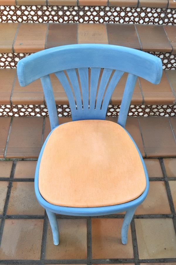 pintar silla con chalk paint