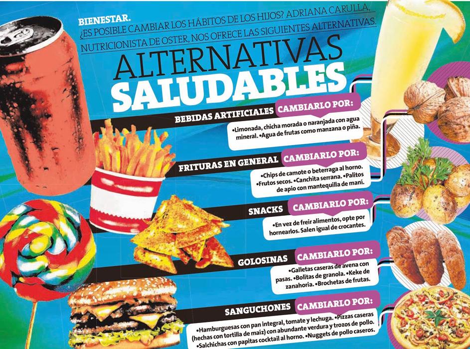 alternativas saludables a la comida rápida