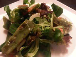 Ensalada de judías verdes con aliño de umeboshi